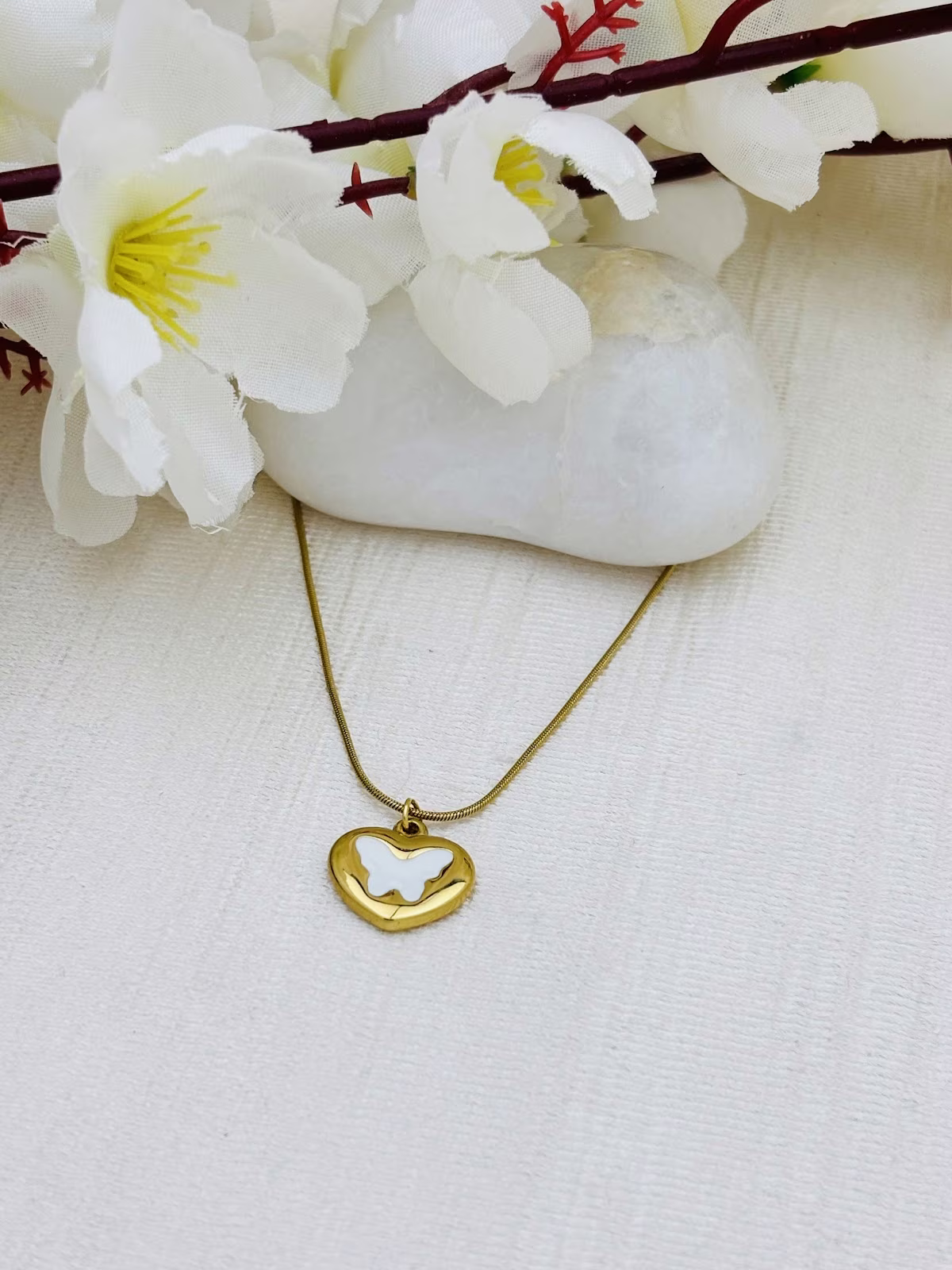 Butterfly Heart Pendant