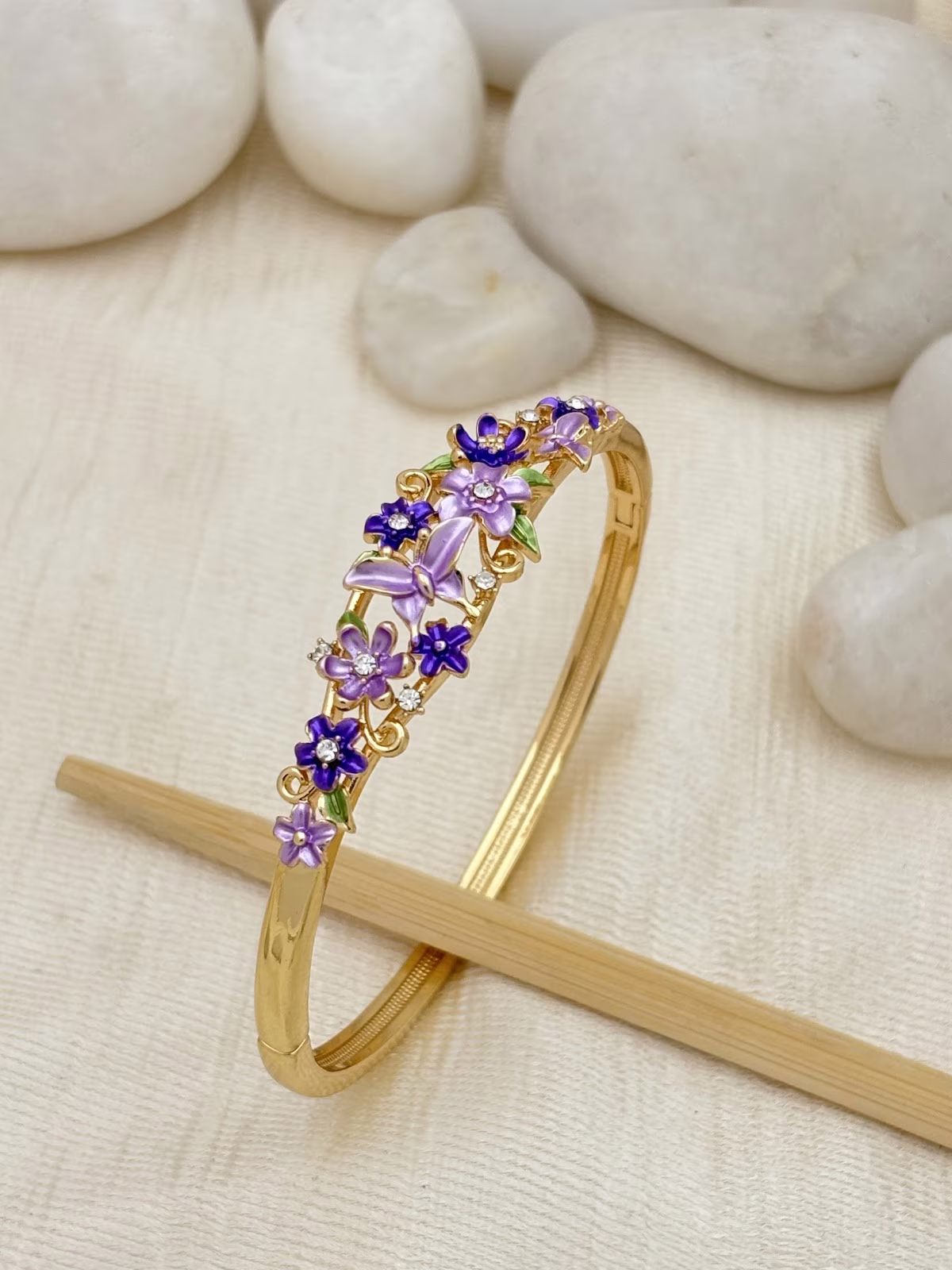 Butterfly Garden Bracelet – Purple