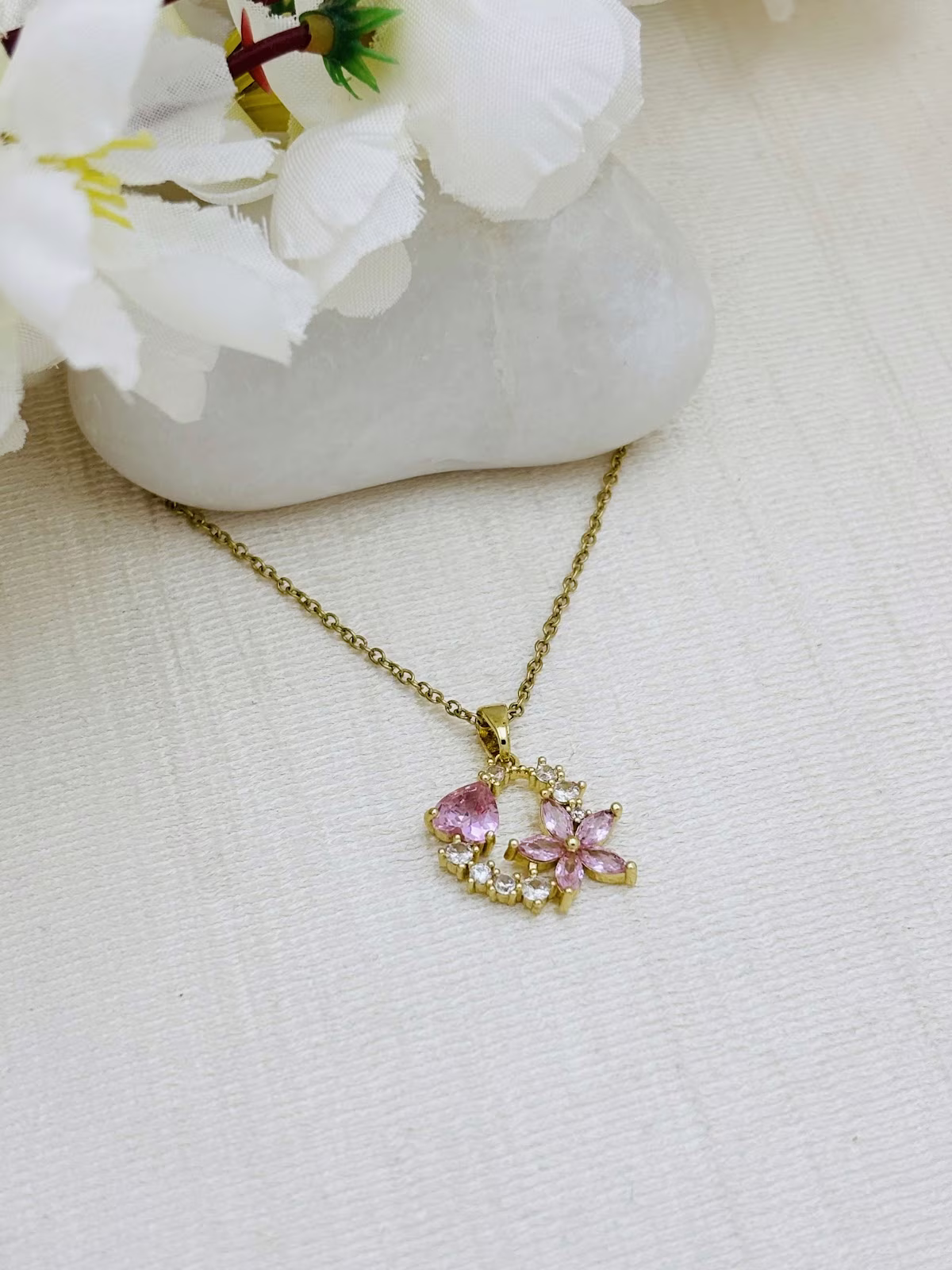 Blush Blossom Pendant