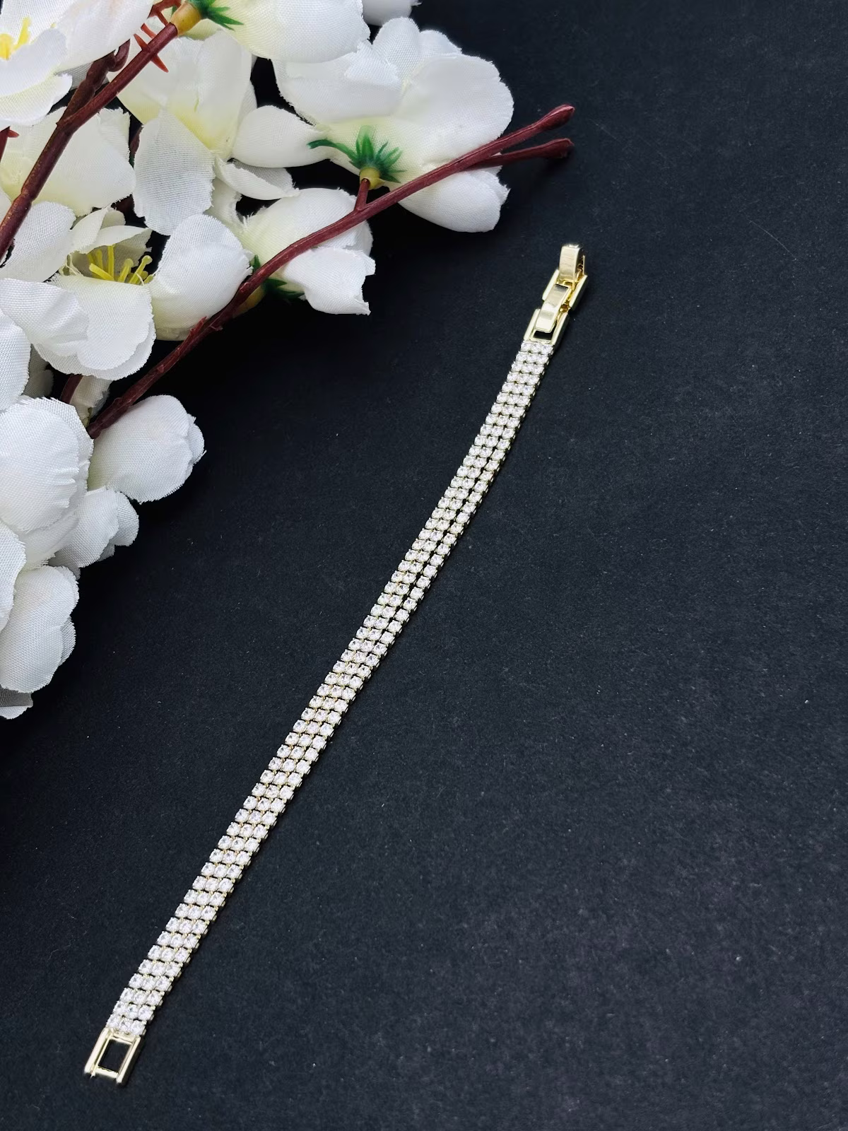 Triple Spark Bracelet – Gold Plated