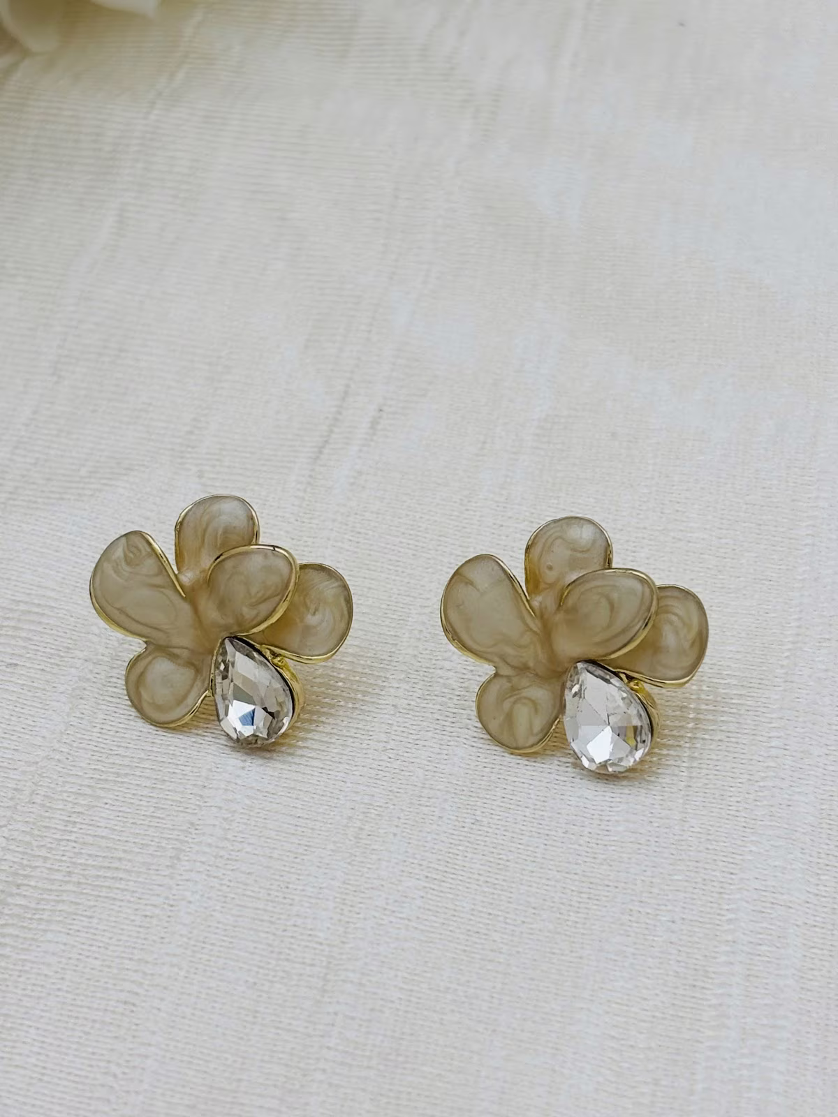 Crystal Enamel Studs