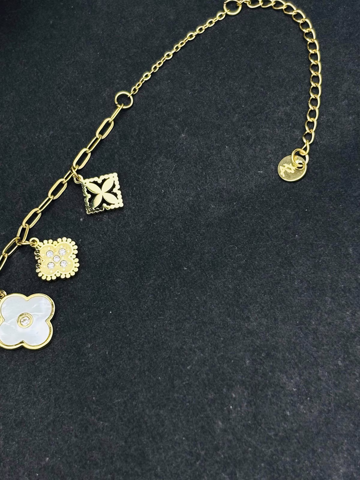 Floral Charm Bracelet