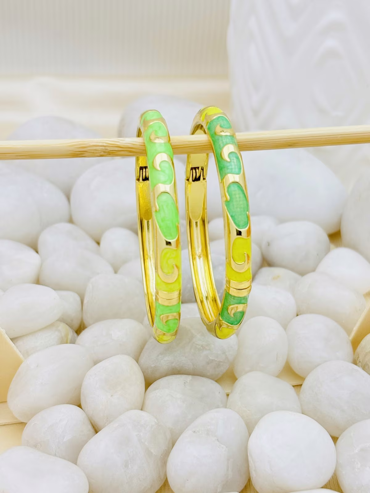 Spring Oval Meenakari