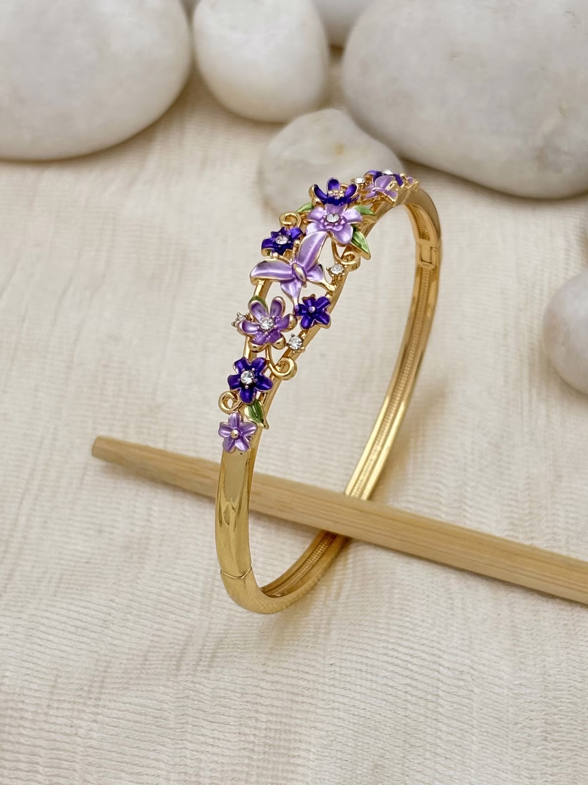 Butterfly Garden Bracelet – Purple