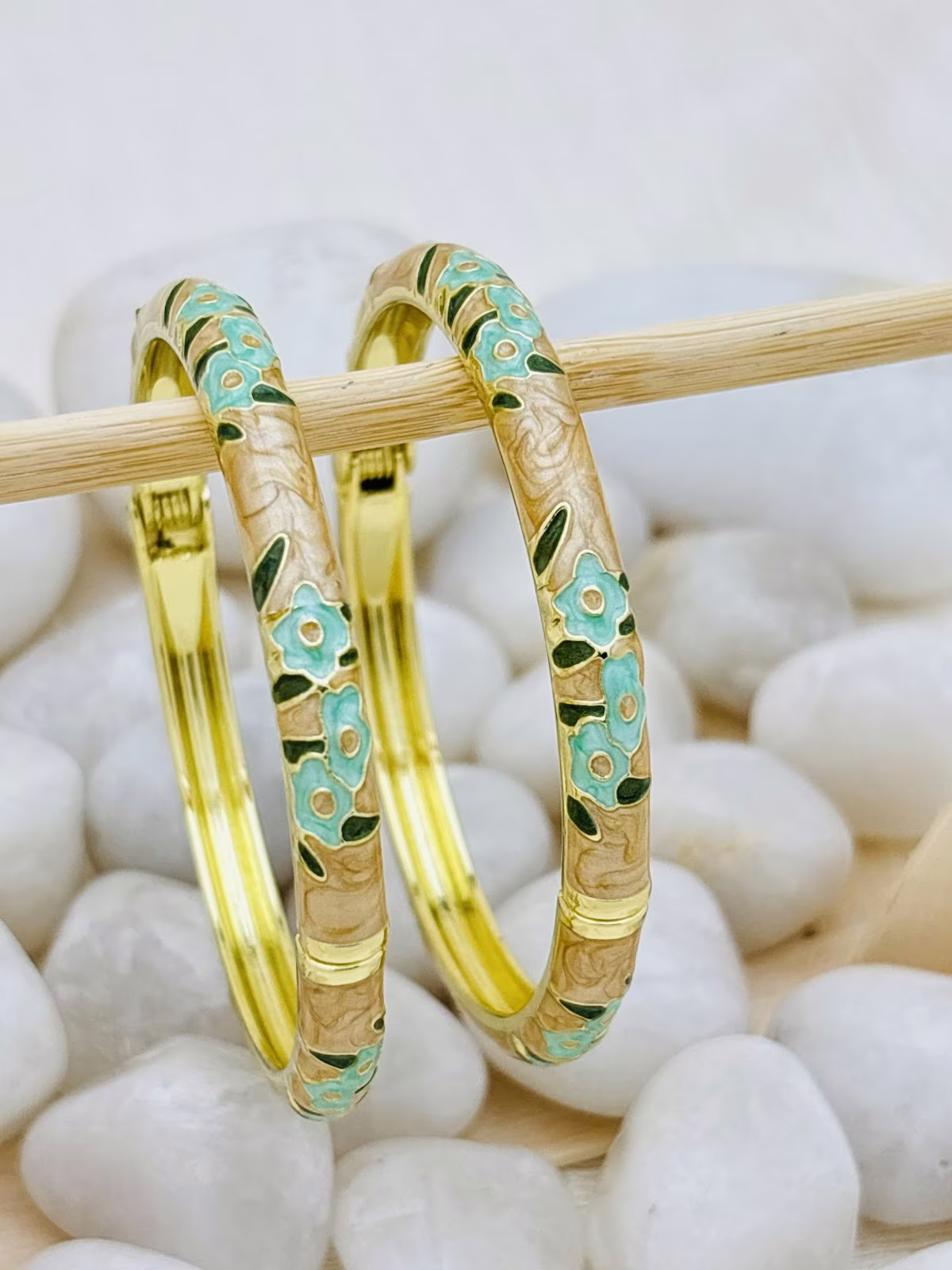 Marble Meenakari Kada