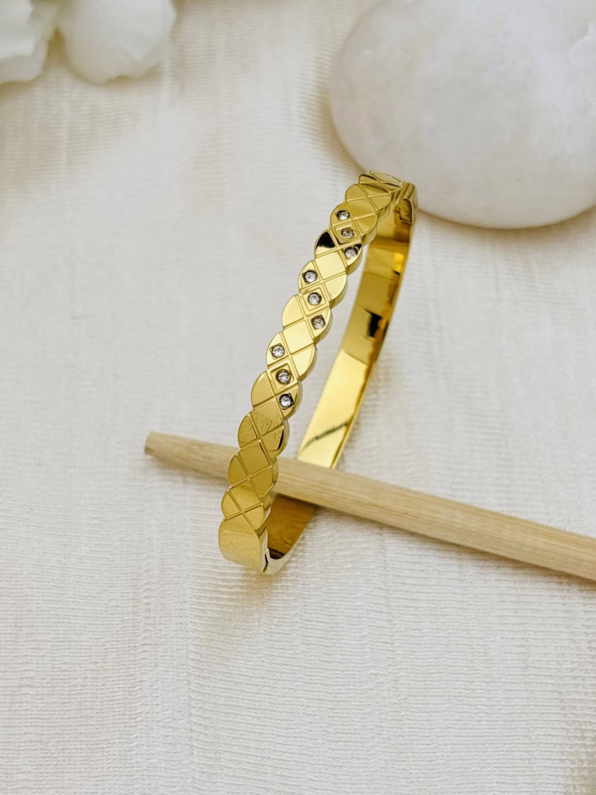 Braided Leaf Kada
