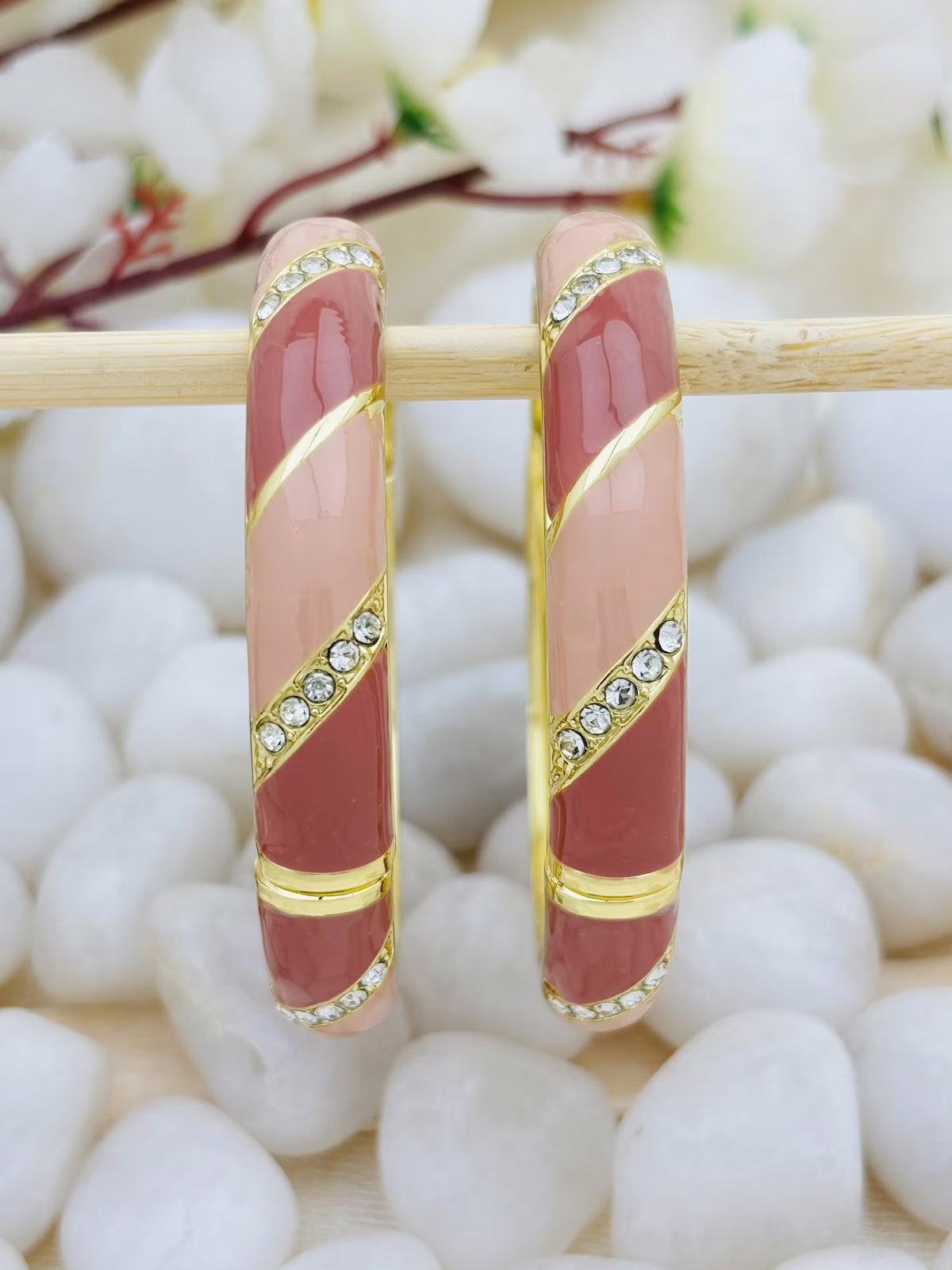 Crystal Sweep Meenakari