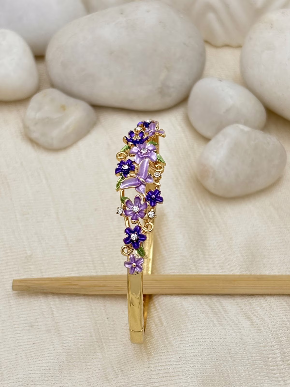 Butterfly Garden Bracelet – Purple