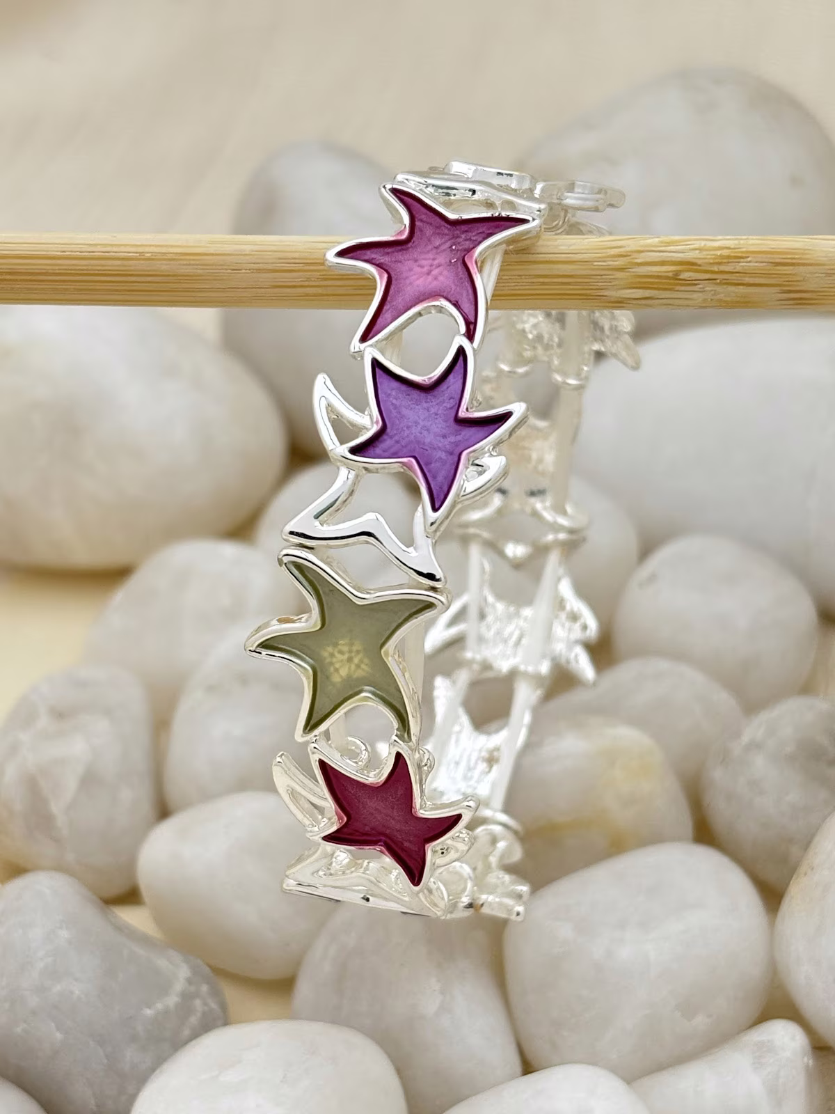 Enamel Star Bracelet