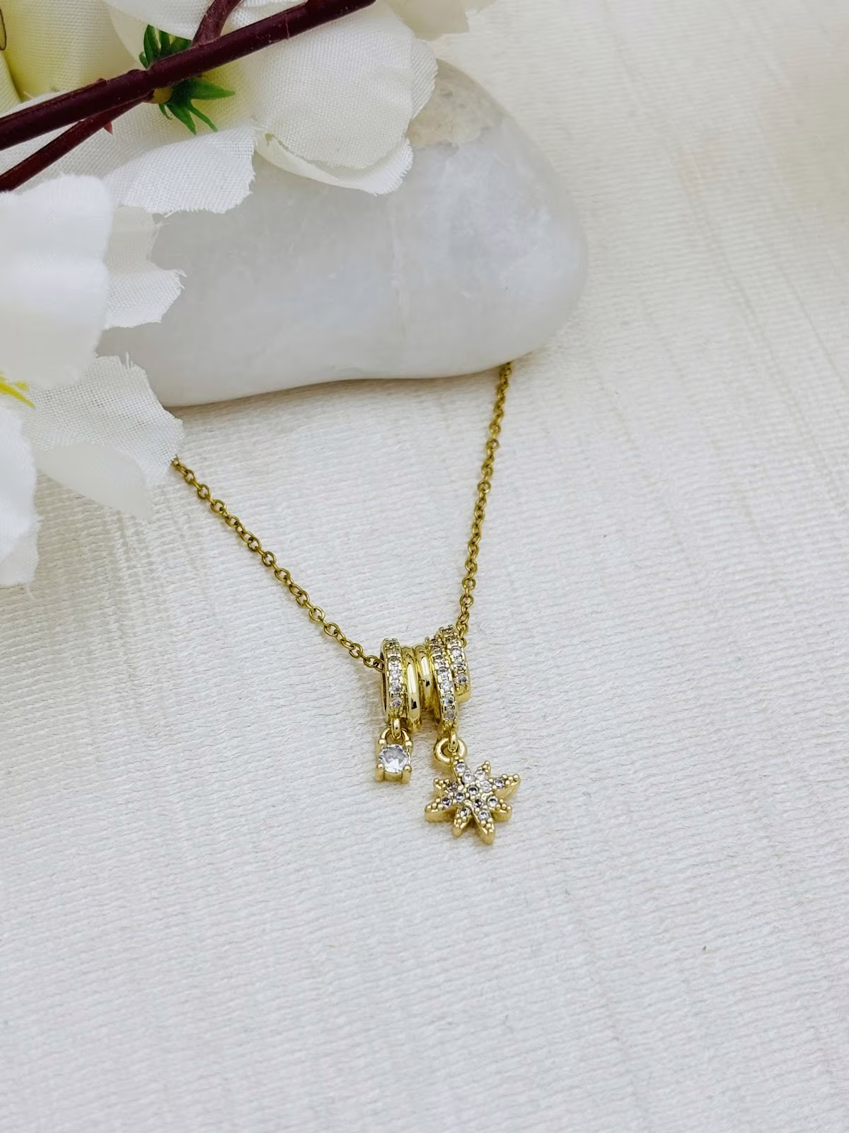 Dainty Snowflake Charms