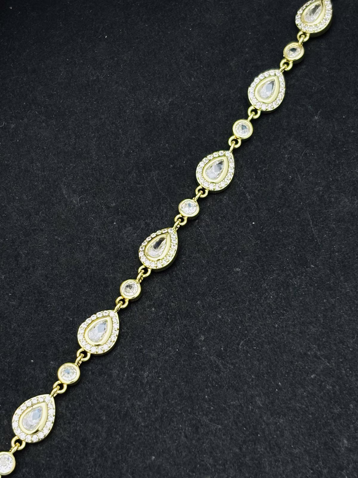 Teardrop Halo Bracelet