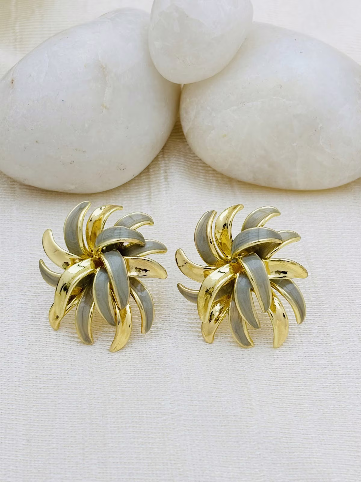 Spiral Enamel Studs