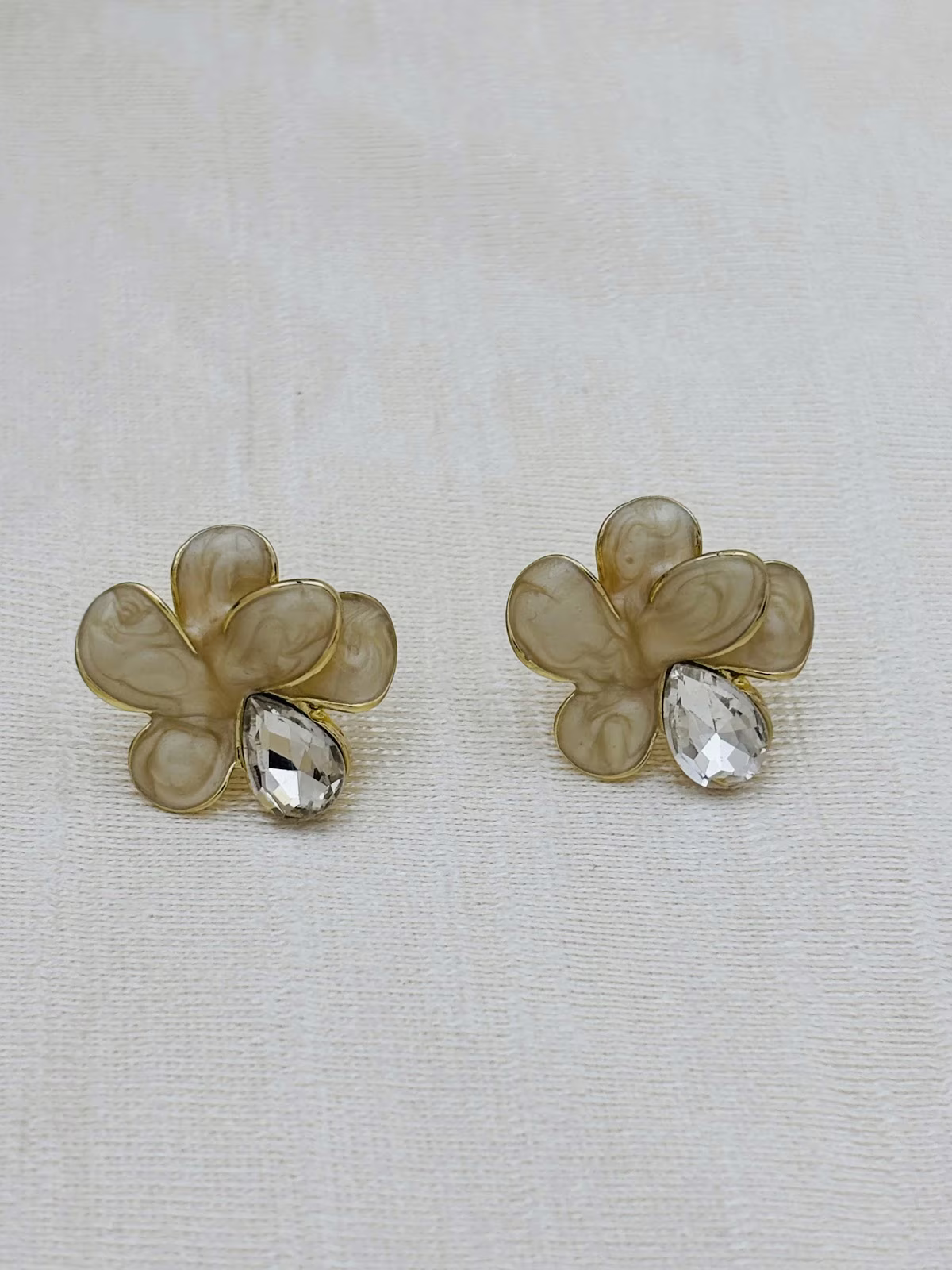 Crystal Enamel Studs