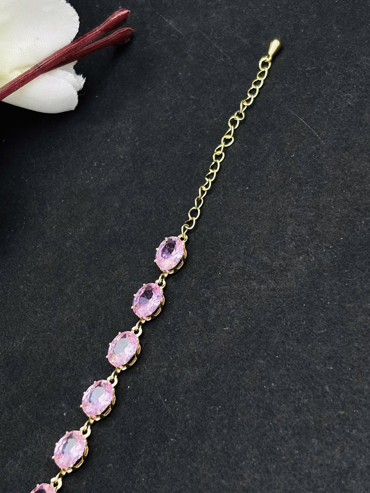 Rose Oval Bracelet