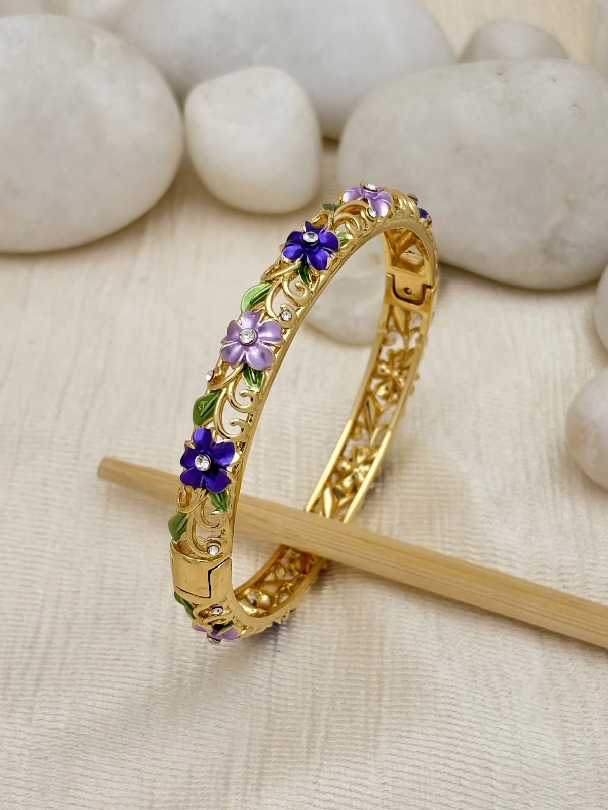Rose Vine Bracelet – Purple