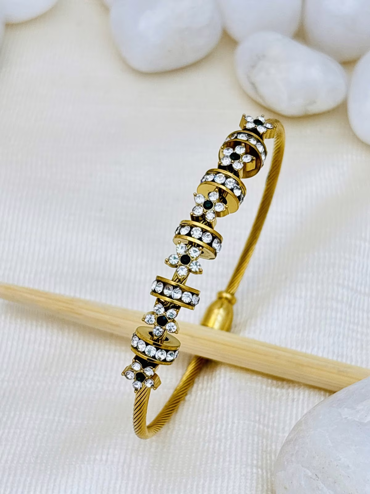 Crescent Crystal Bracelet