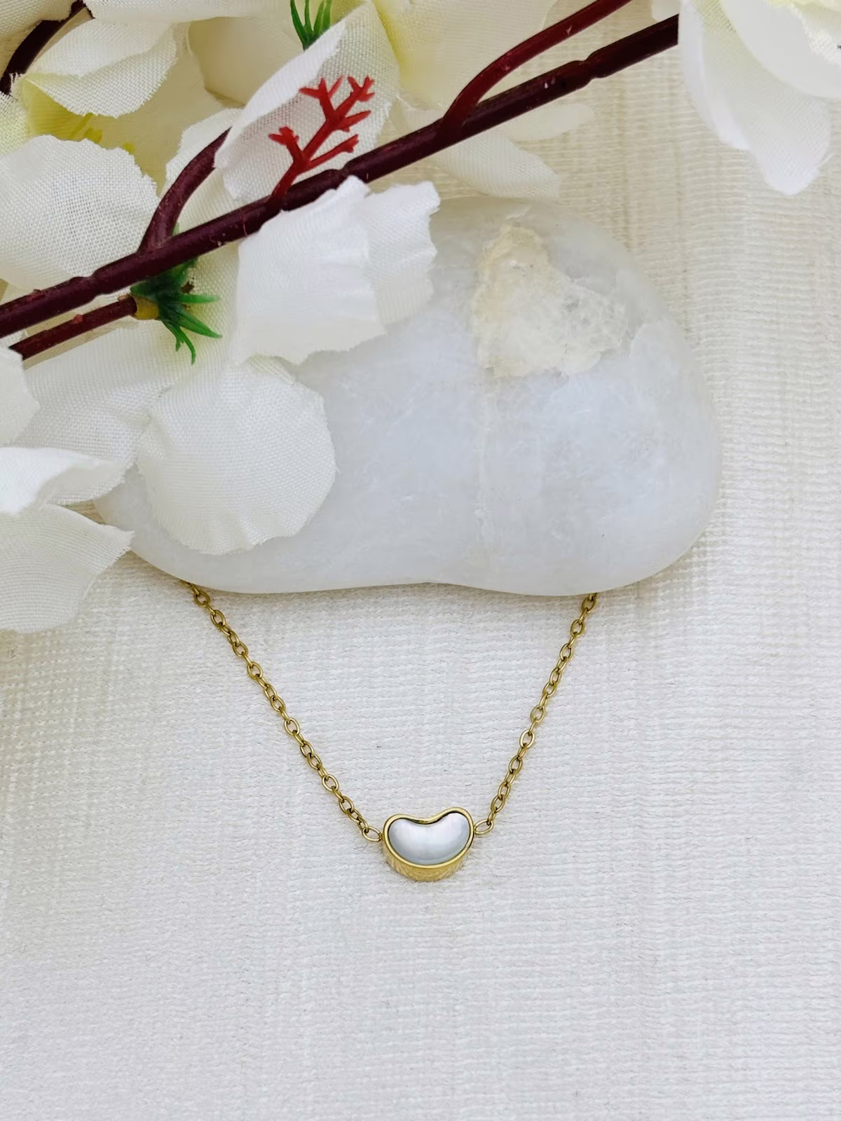 Ivory Crescent Pendant