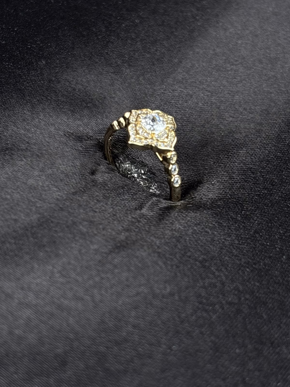 Square Halo Ring