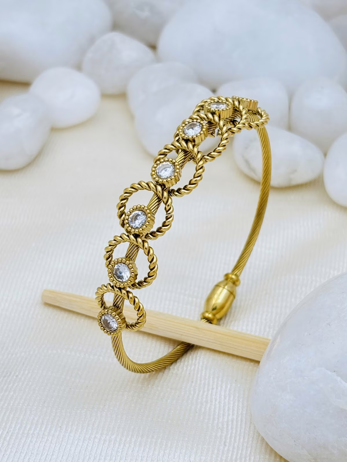Crystal Loop Bracelet