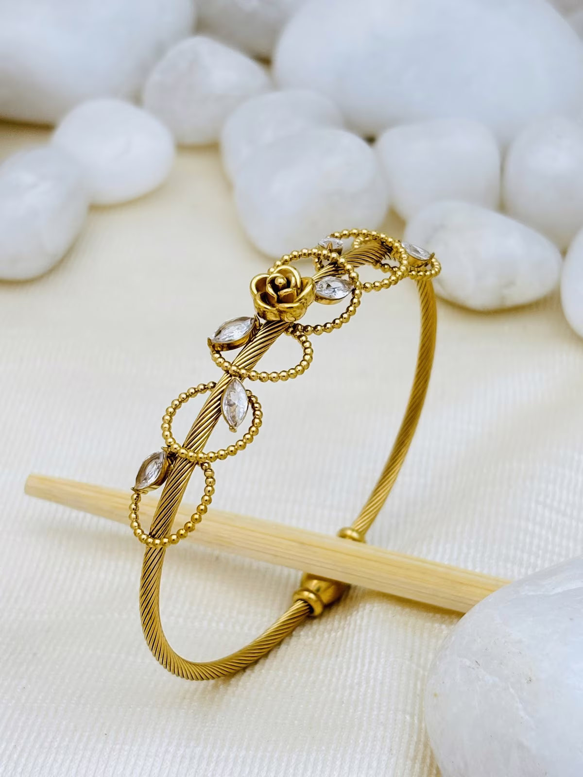 Rose Loop Bracelet