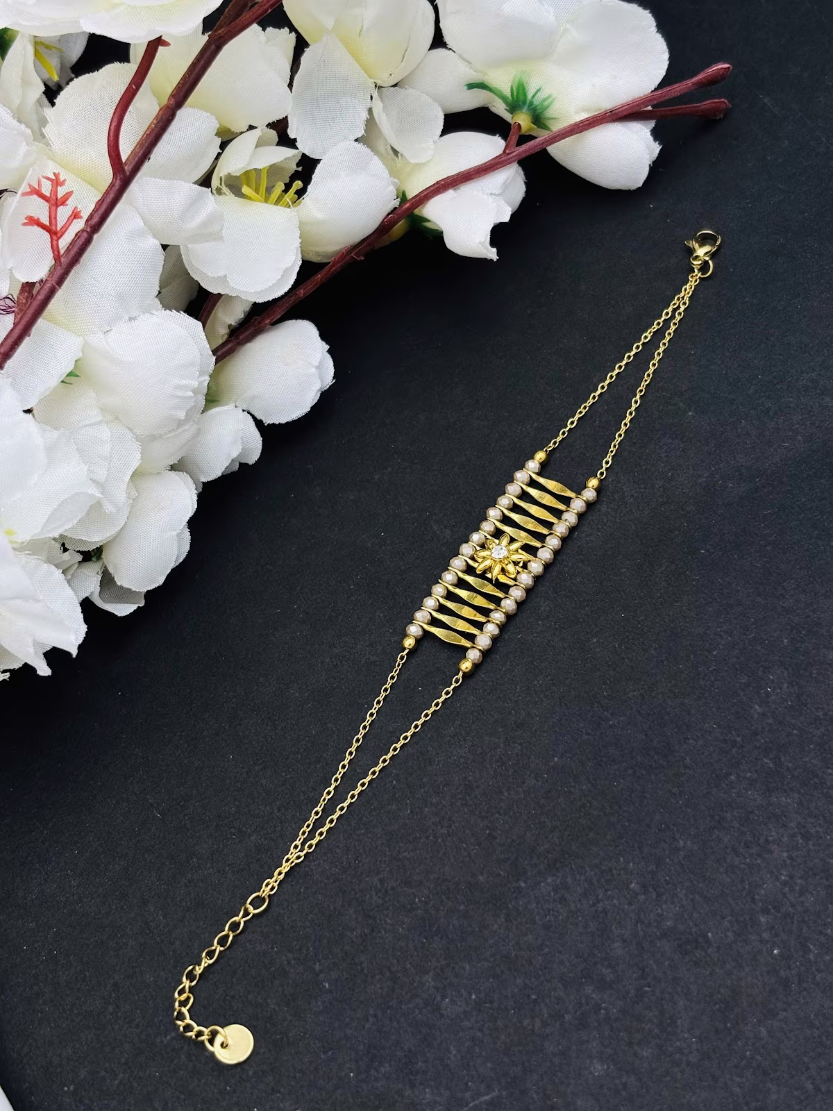 Floral Rail Bracelet