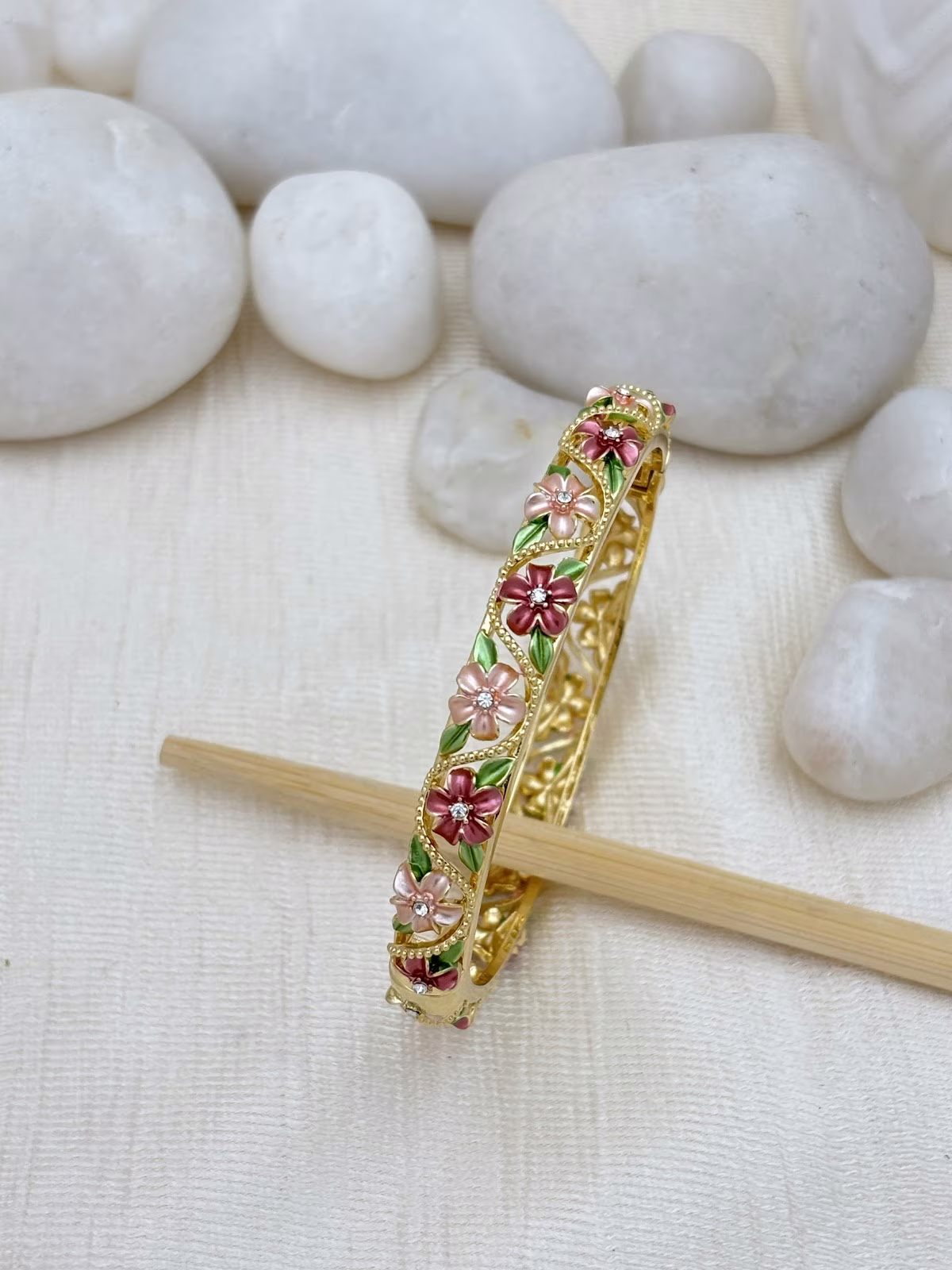 Regal Vine Bracelet – Maroon