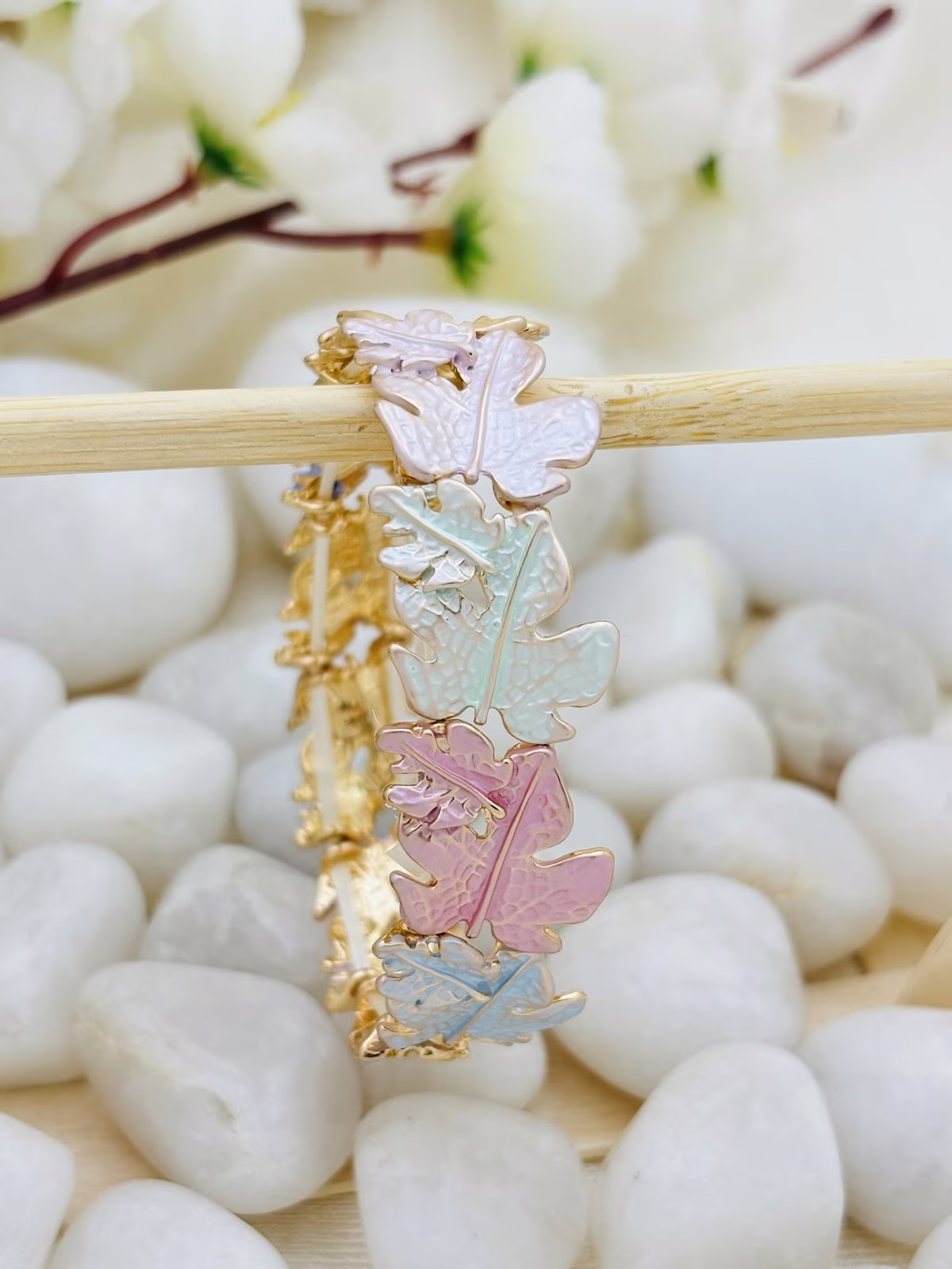 Botanical Enamel Bracelet