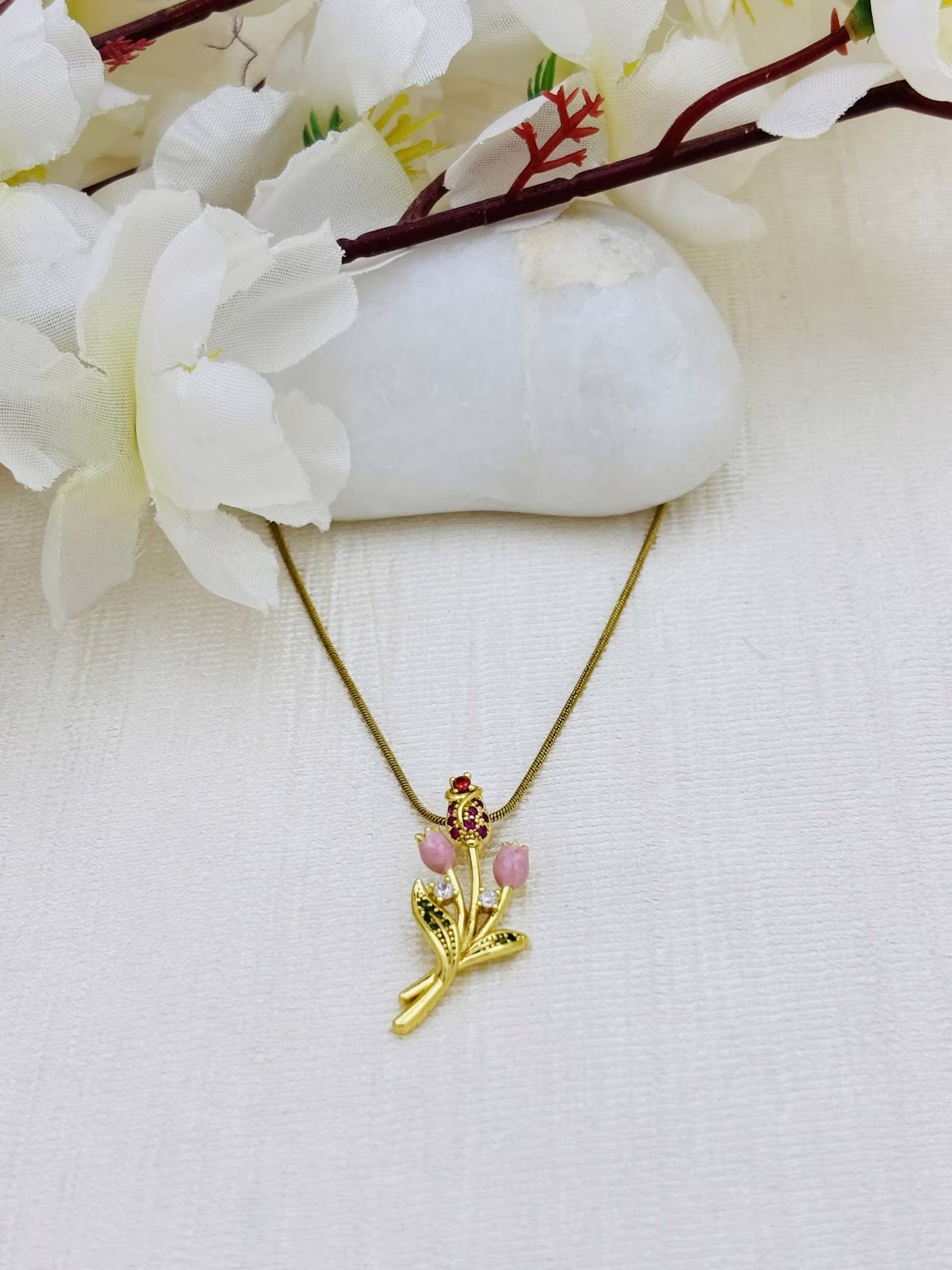 Blush Bouquet Pendant