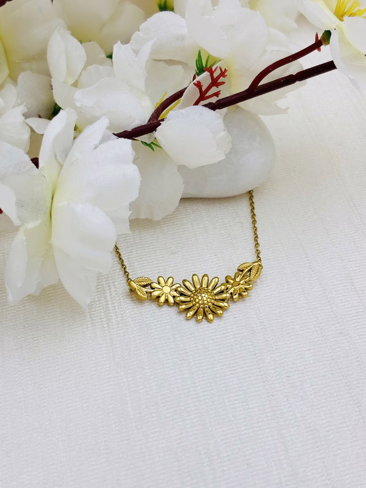 Golden Floral Garland