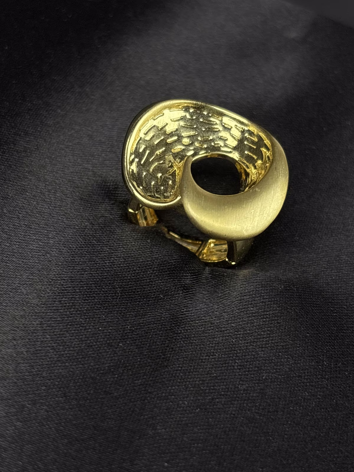 Gilded Orbit Ring
