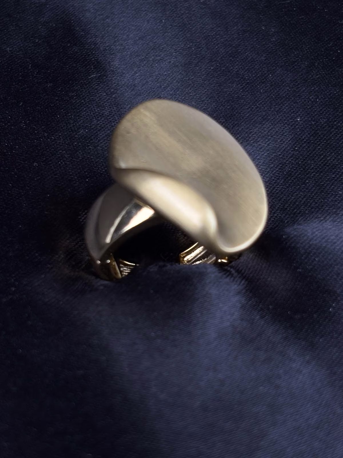 Satin Disc Ring