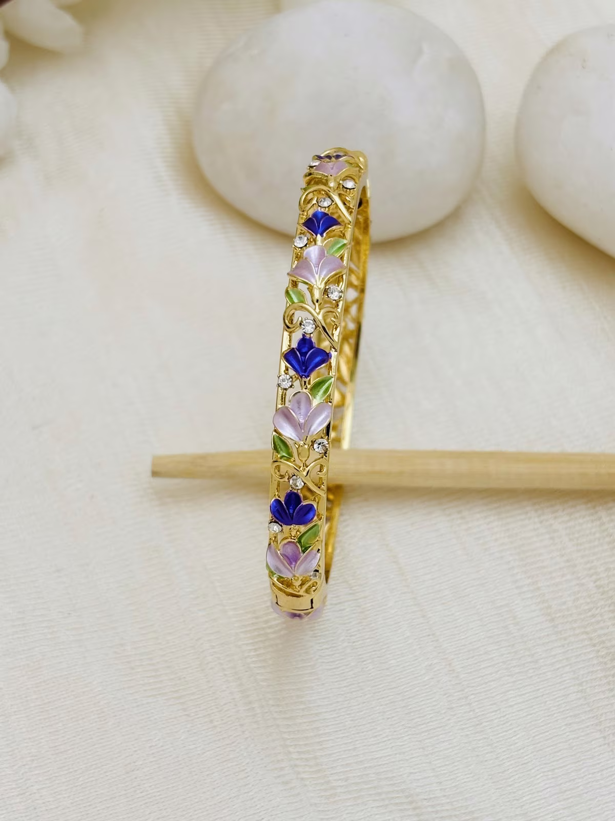 Garden Bloom Bracelet – Purple