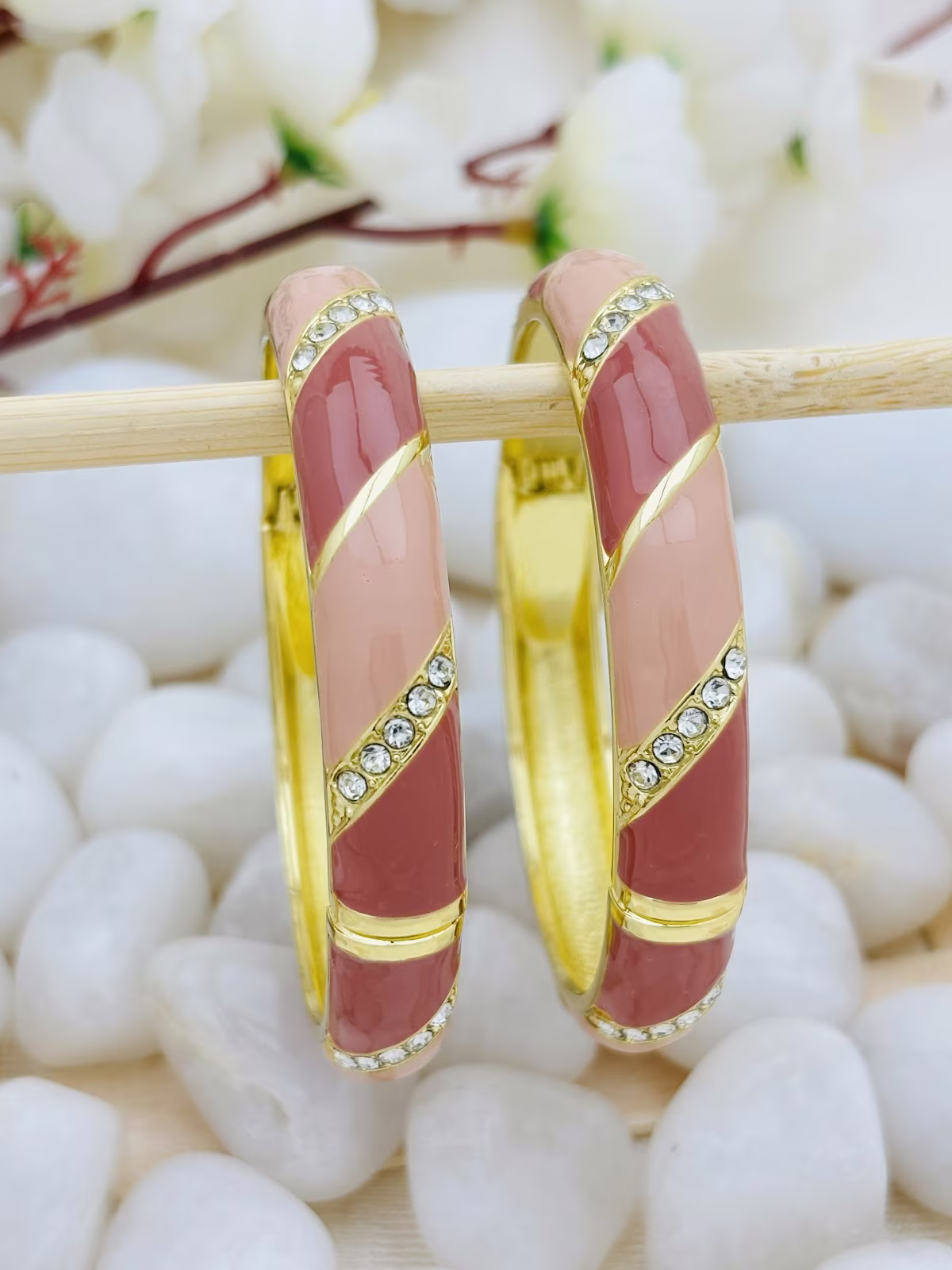 Crystal Sweep Meenakari