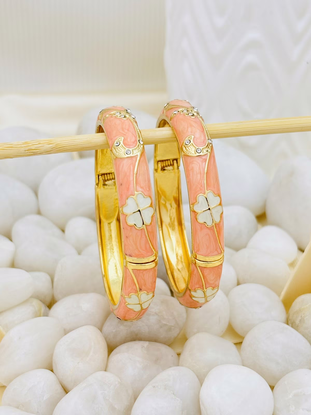 Peach Blossom Meenakari