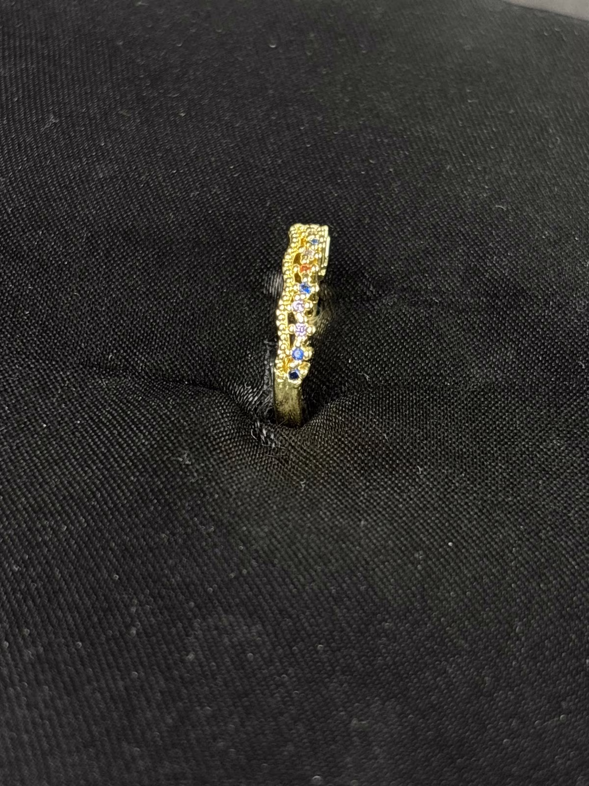 Rainbow Crown Ring