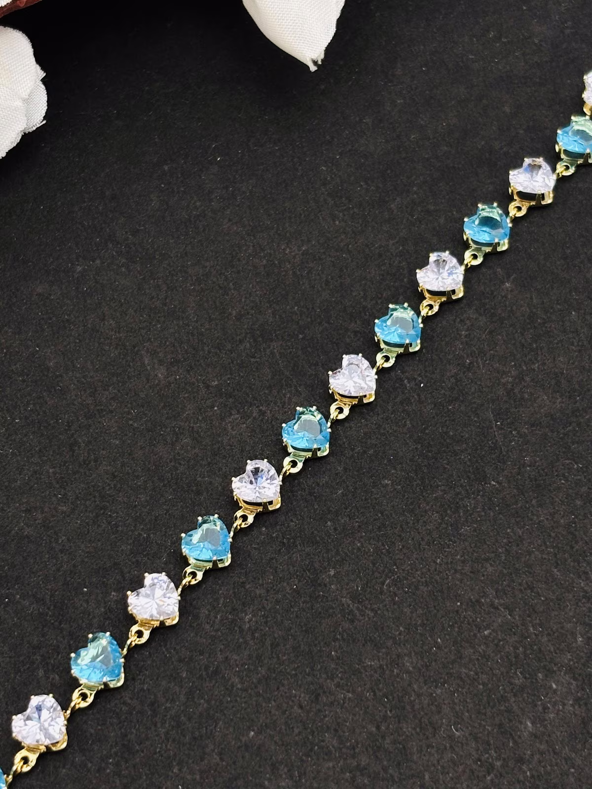 Aqua Crystal Bracelet