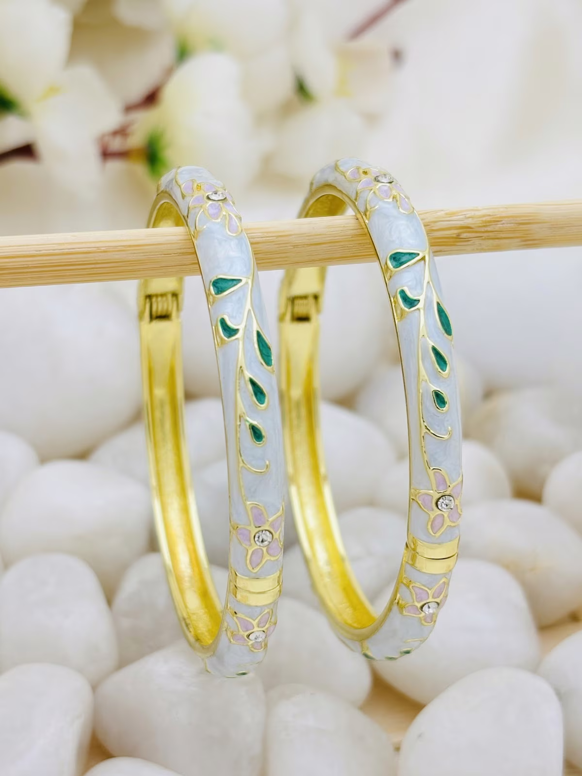 Delicate Meenakari Kada