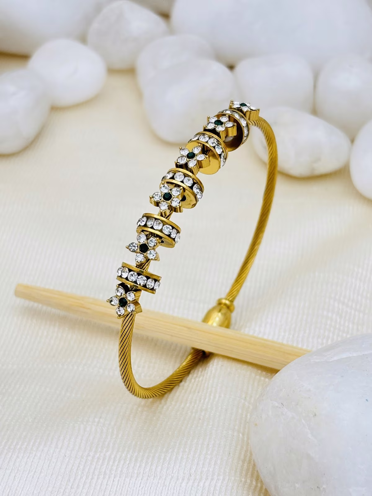 Crescent Crystal Bracelet