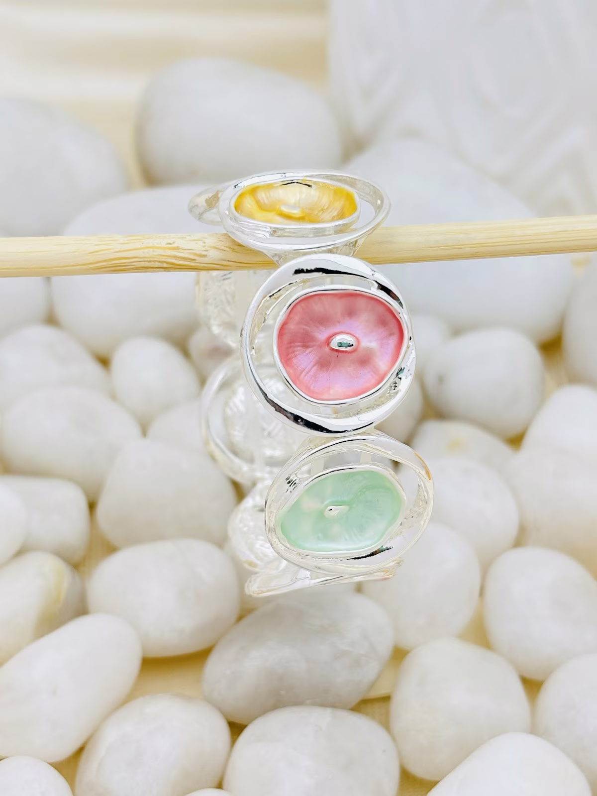 Pastel Disc Bracelet