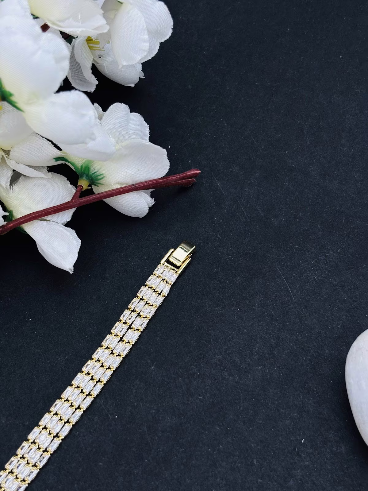 Triple Grid Bracelet