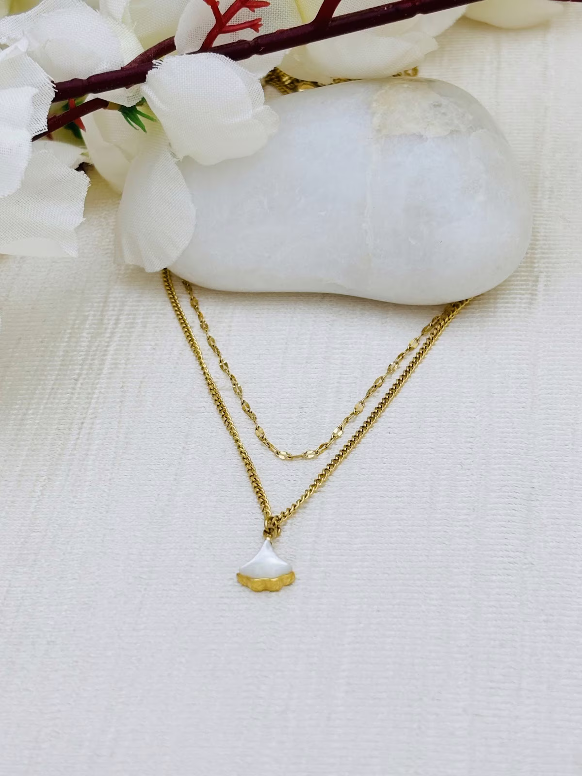 Layered Fan Pendant