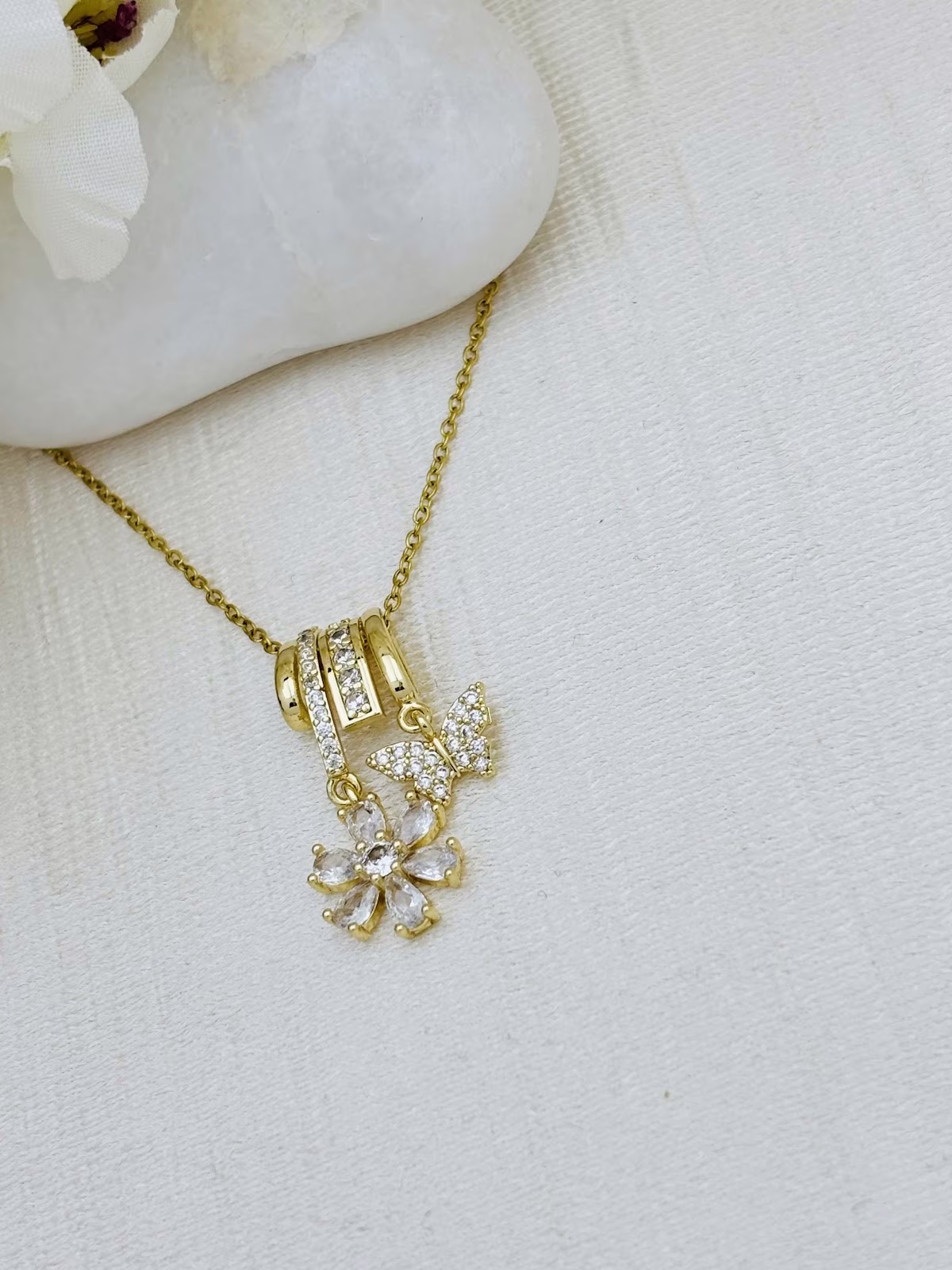 Crystal Butterfly Charms