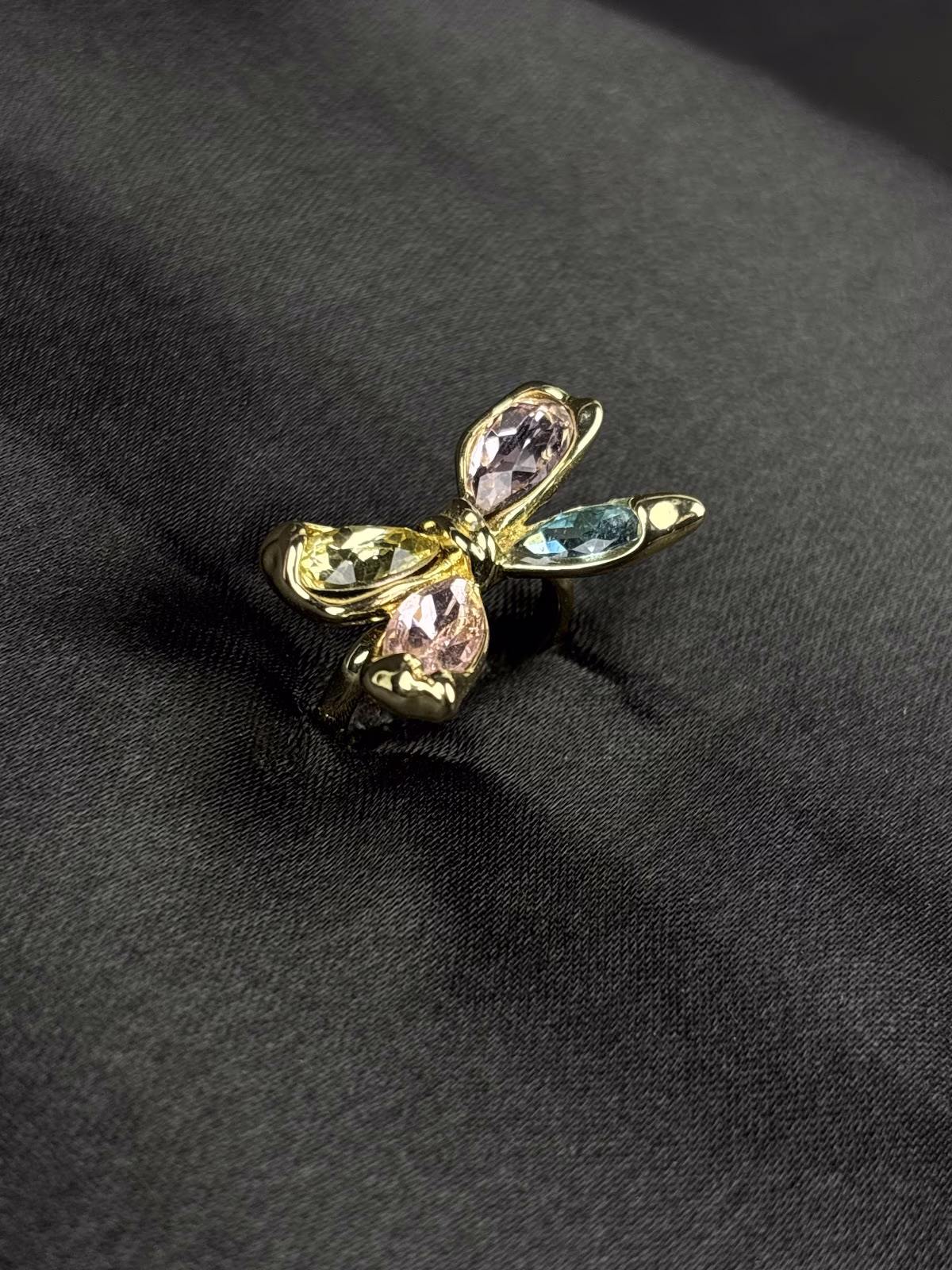Prismatic Petal Ring