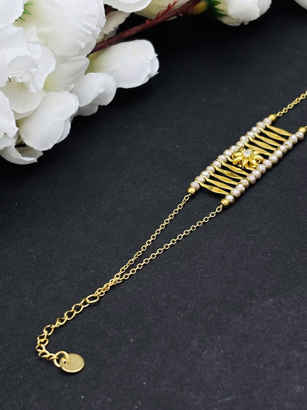 Floral Rail Bracelet