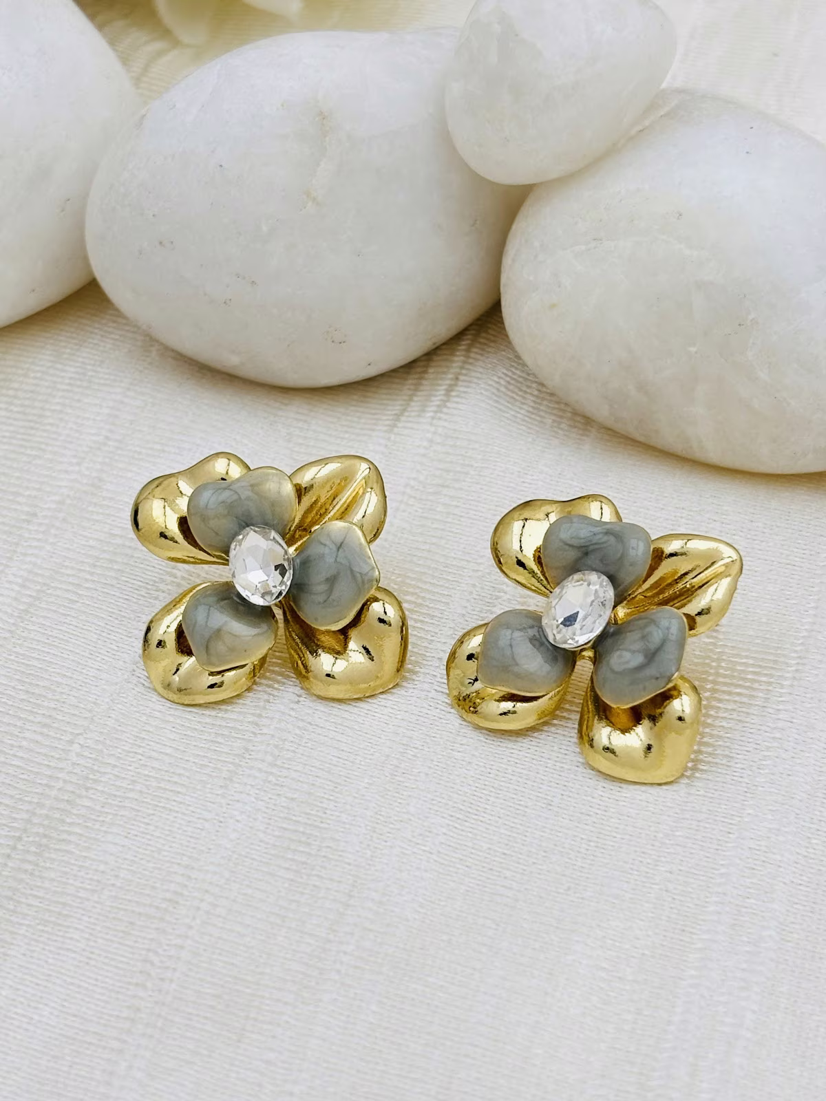 Petal Enamel Studs