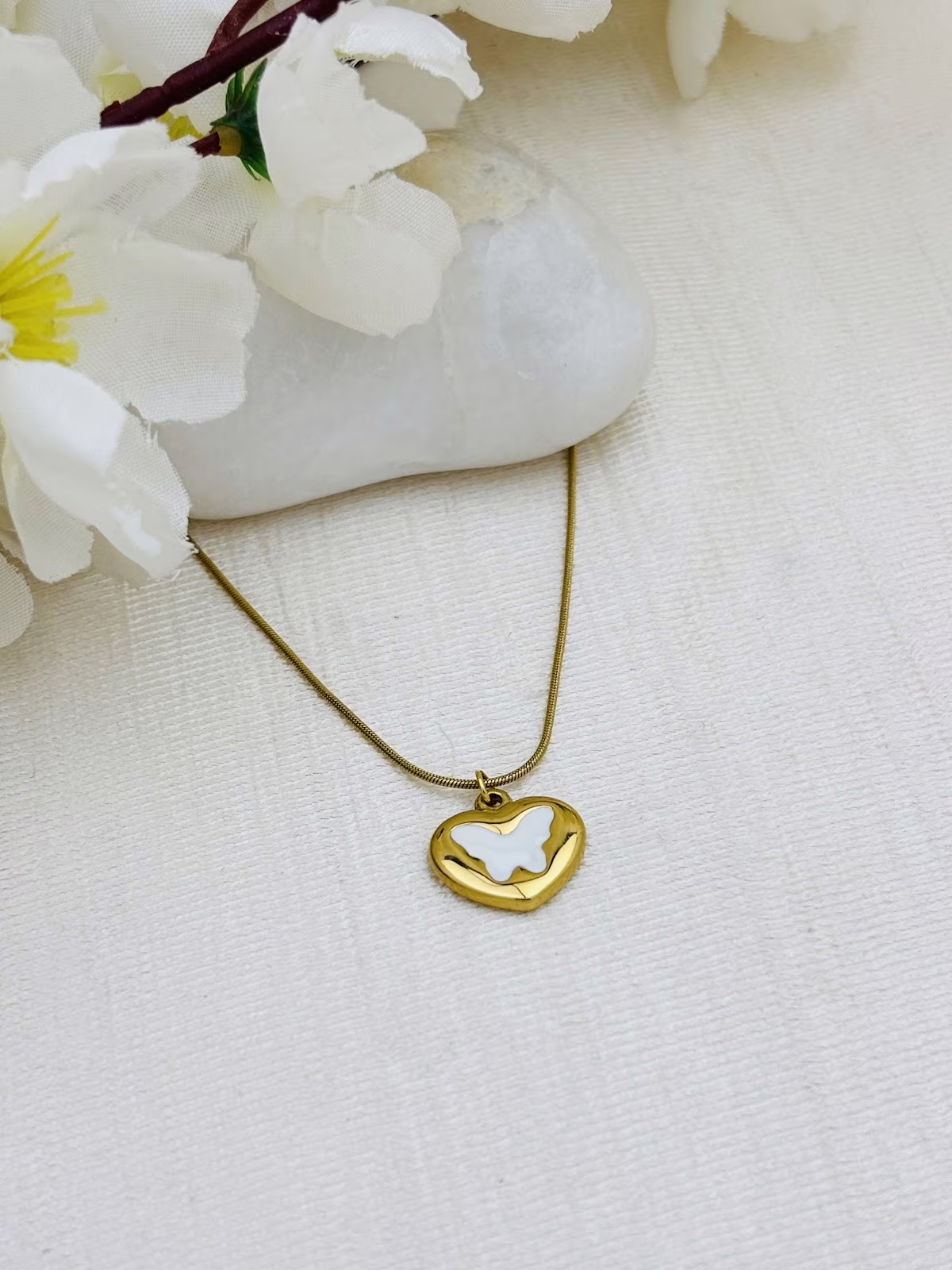 Butterfly Heart Pendant