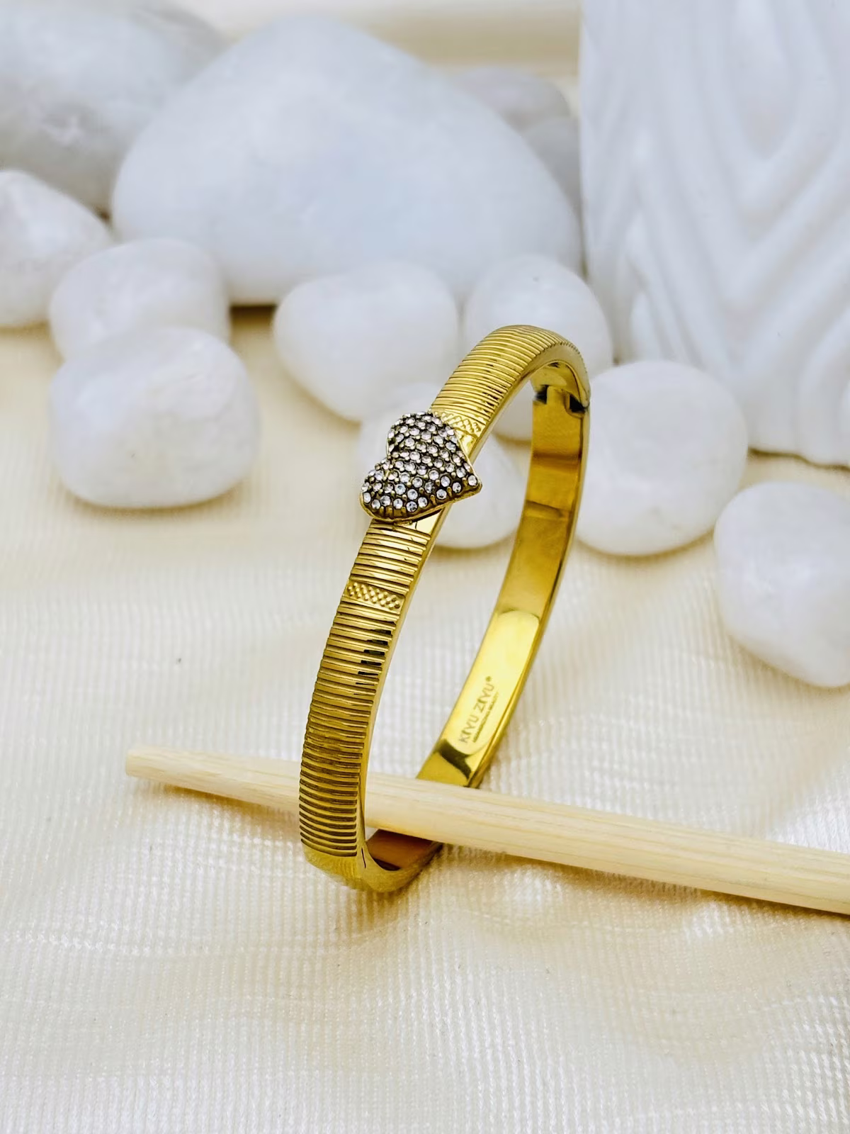 Textured Heart Kada