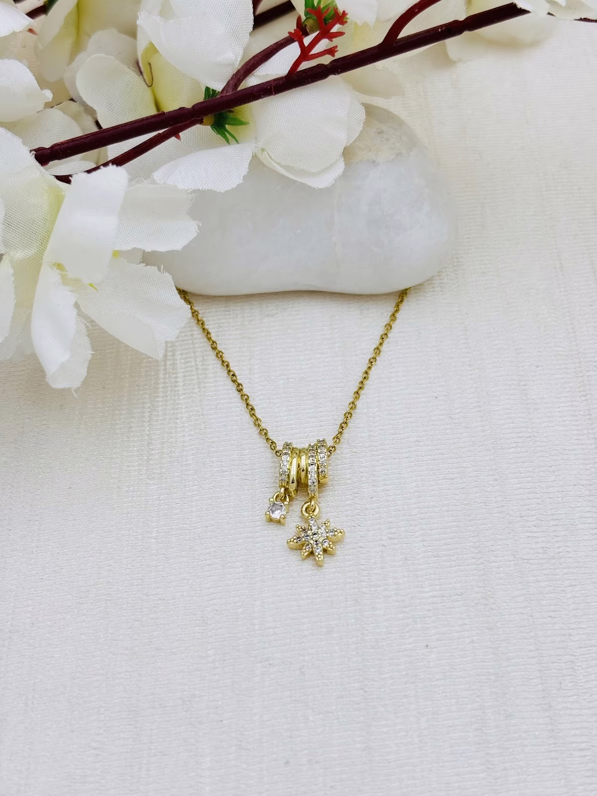 Dainty Snowflake Charms