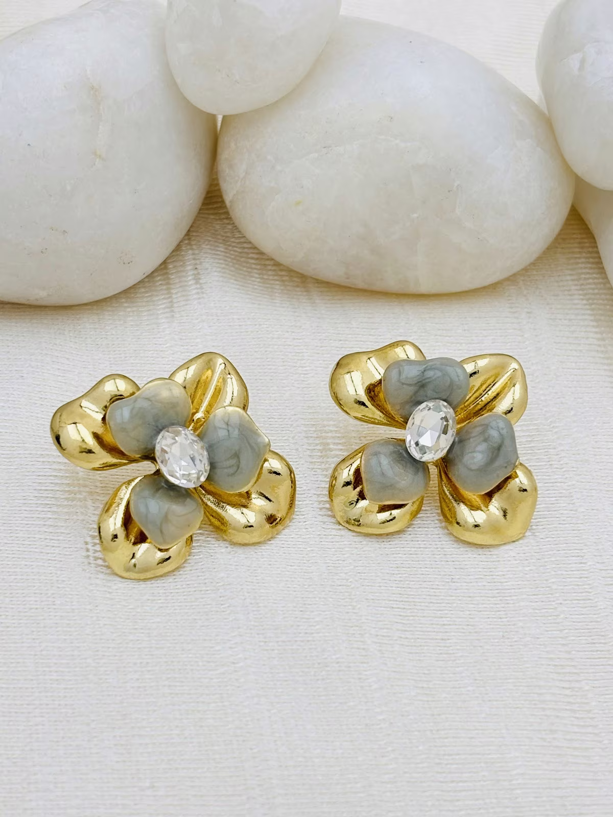 Petal Enamel Studs