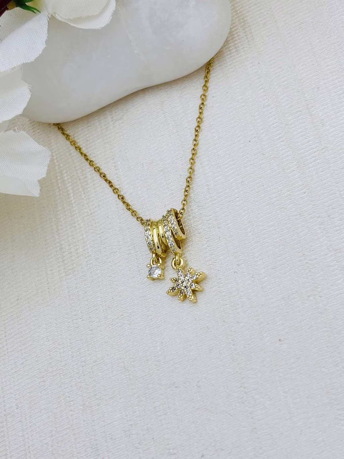 Dainty Snowflake Charms